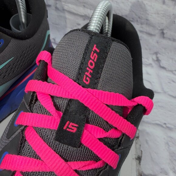 Brooks Ghost 15 Womens Sz 10.5 Grey Purple Running Shoes Sneakers 1203801B079 - Picture 8 of 12